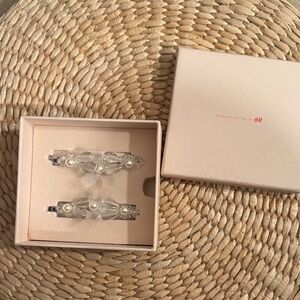 H&M Simon Rocha Pearl and Crystal Hair Clips